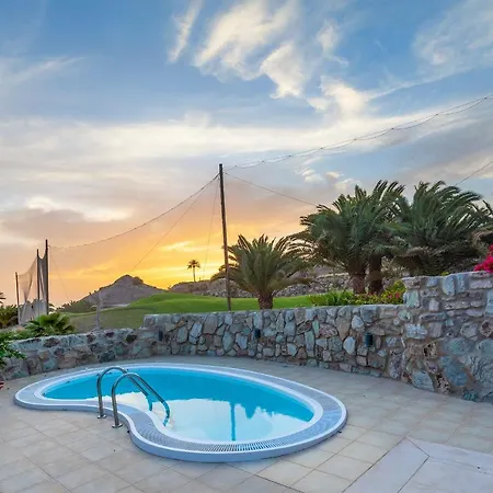 Zen Villa Anfi Tauro Golf With Private Heated Pool Mogán Exterior photo